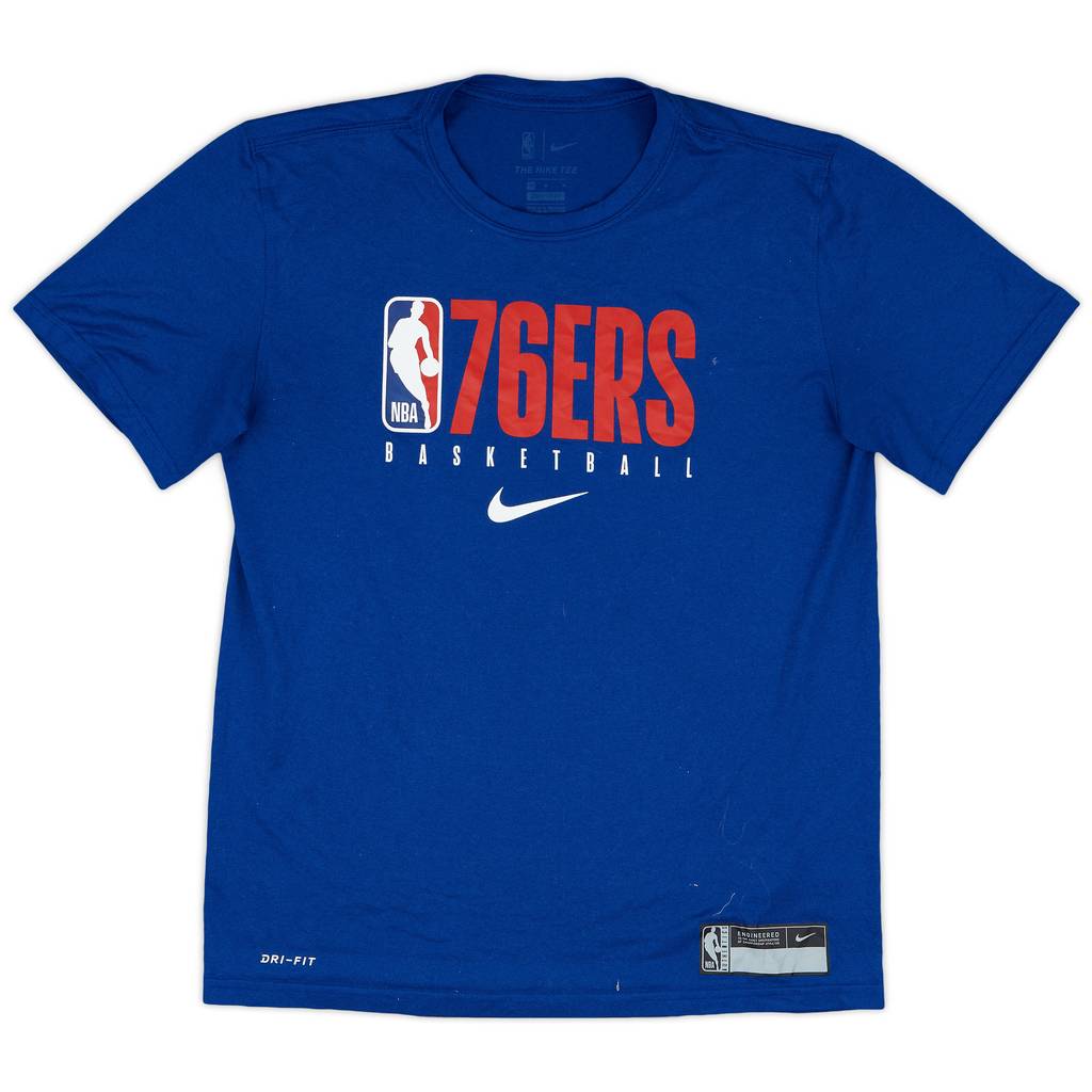 2019-20 Philadelphia 76ers Nike Training Tee - 8/10 - (M)