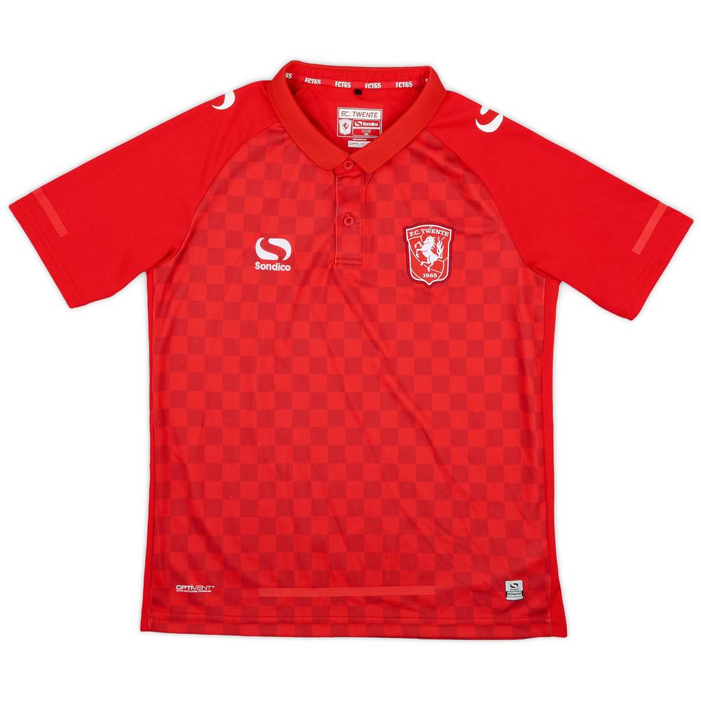 2017-18 FC Twente Sondico Polo Shirt - 9/10 - (M.Boys)