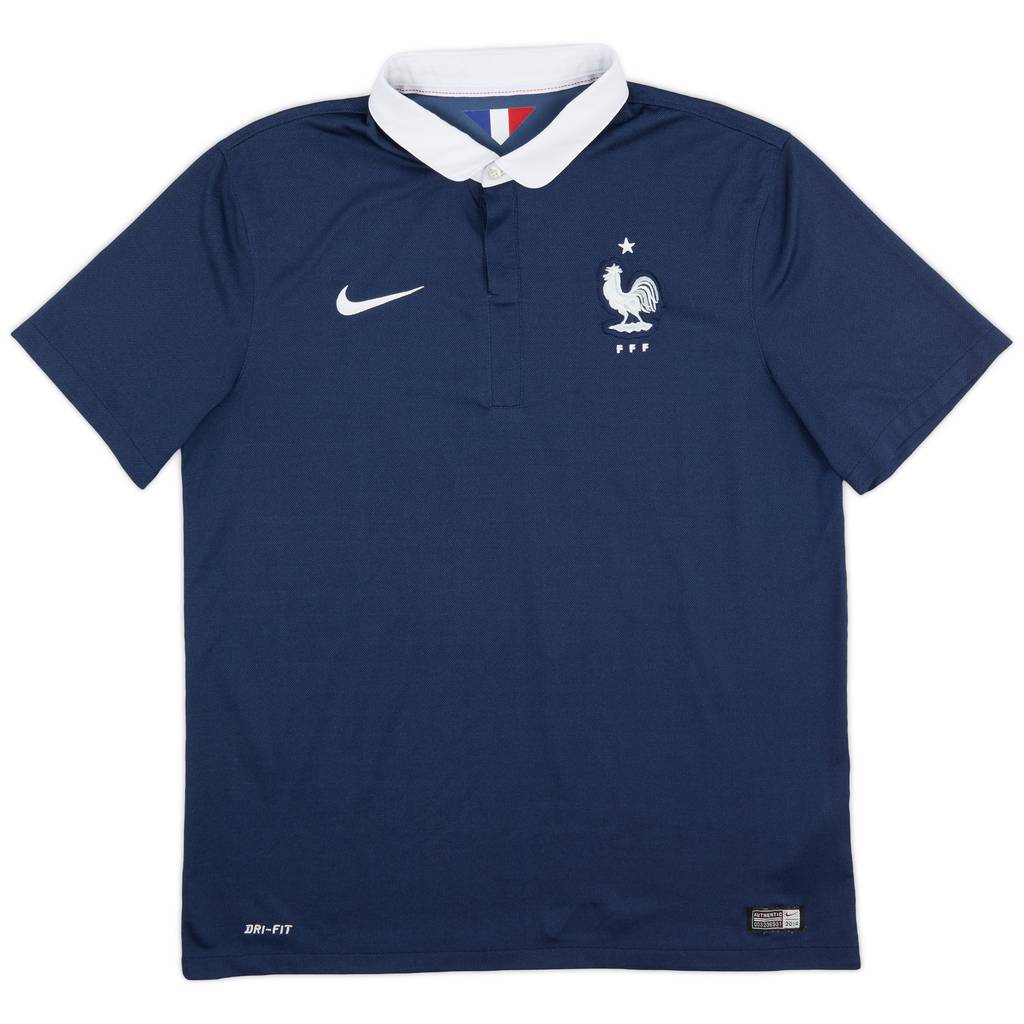2014-15 France Home Shirt - 9/10 - (L)