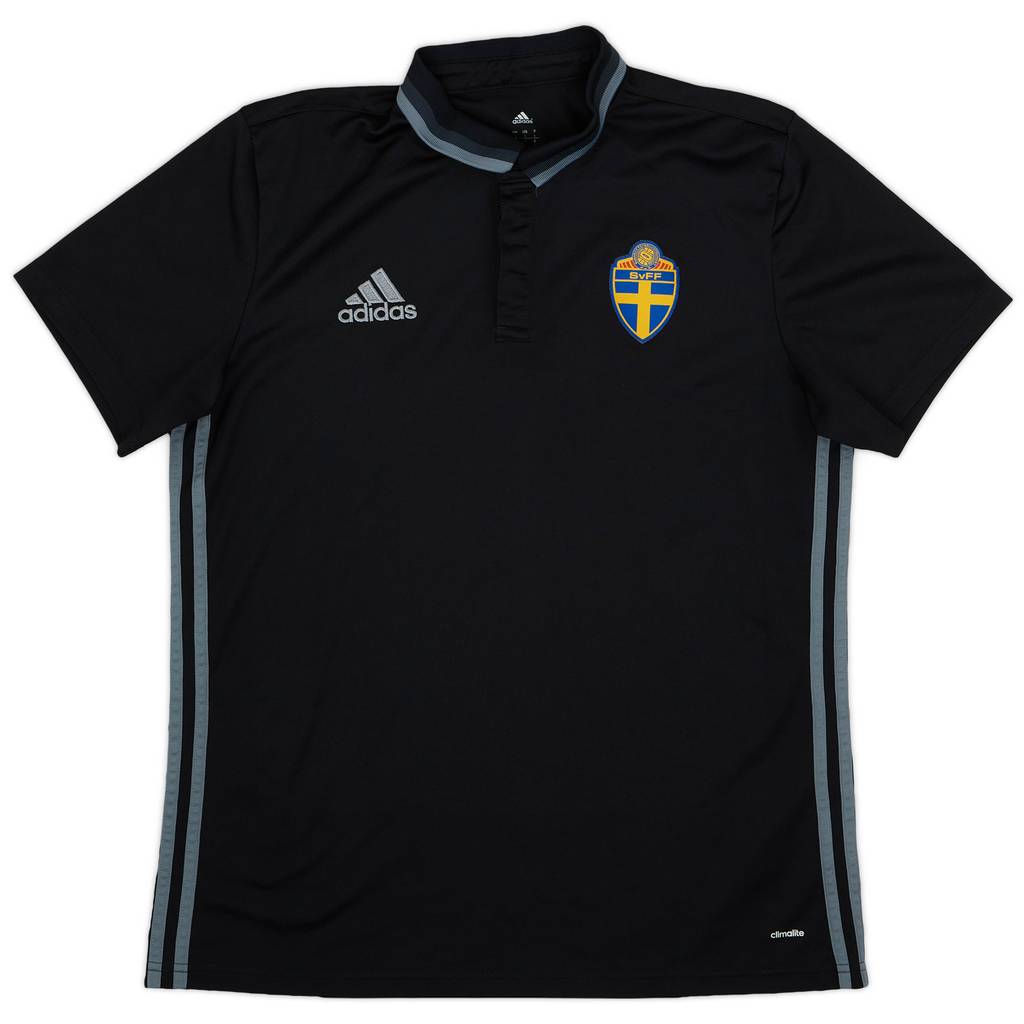 2016-17 Sweden adidas Polo Shirt - 9/10 - (L)