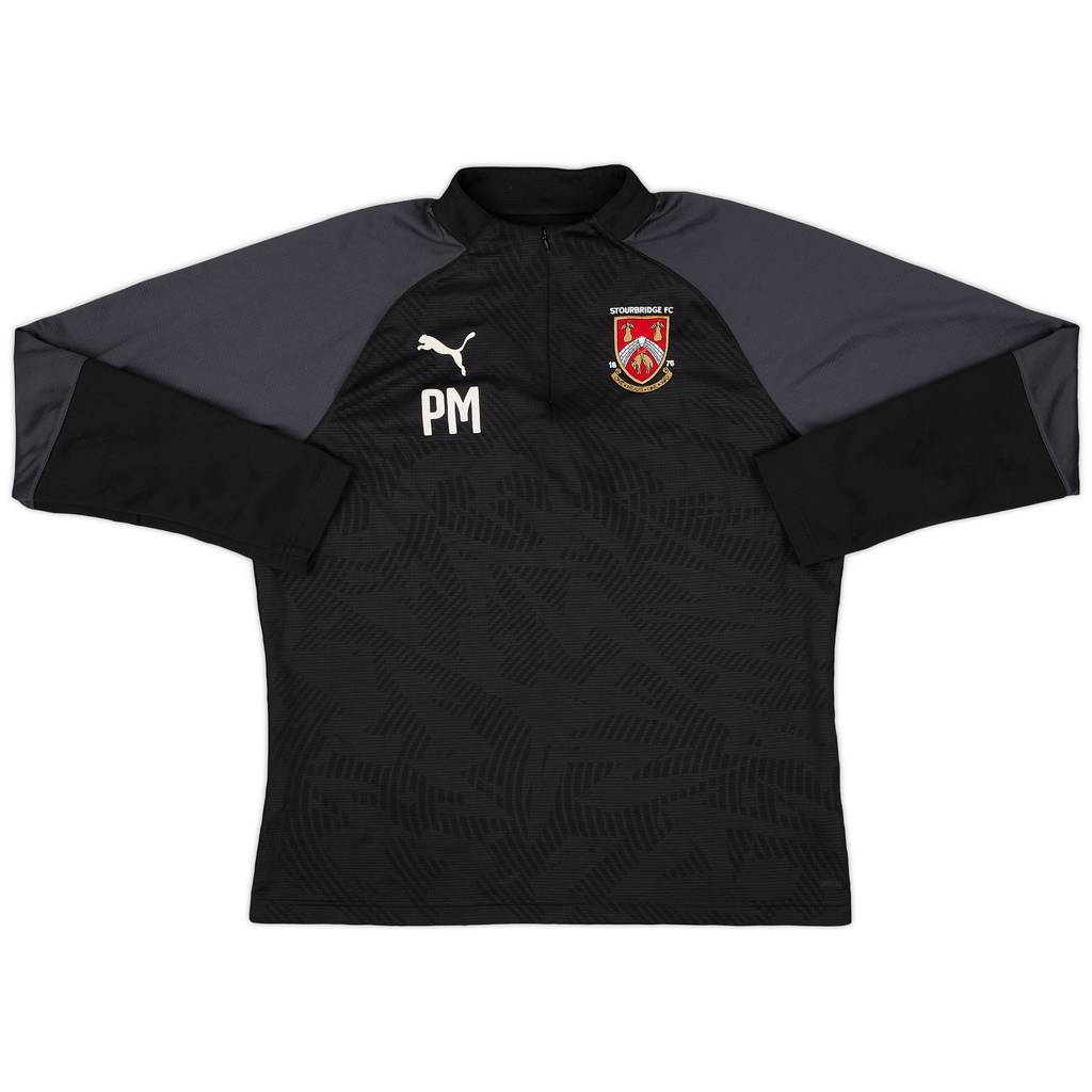 2018-19 Stourbridge Staff Issue Puma 1/4 Zip Training Top PM - 8/10 - (L)