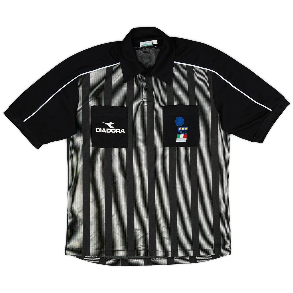 1999-00 Italy Diadora FIGC Referee Shirt - 8/10 - (L)