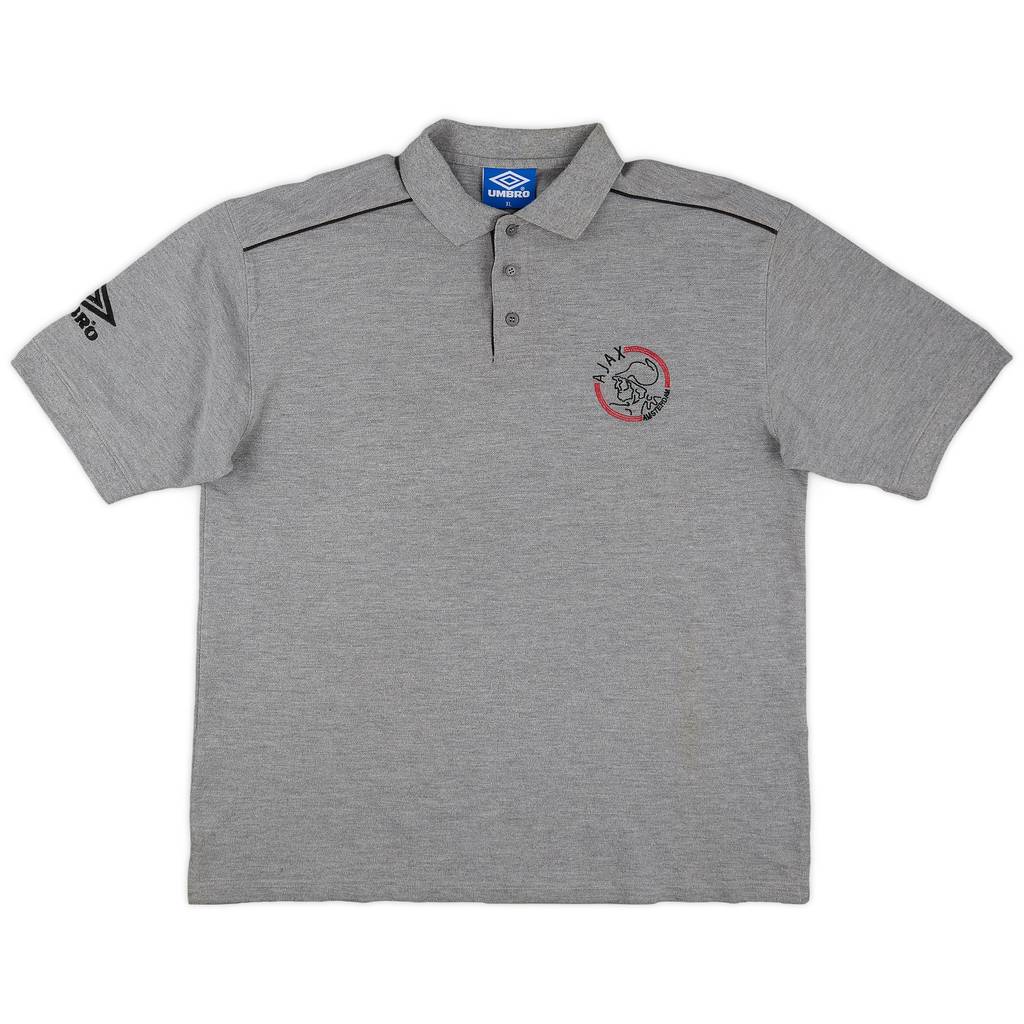 1998-99 Ajax Umbro Polo Shirt - 9/10 - (XL)