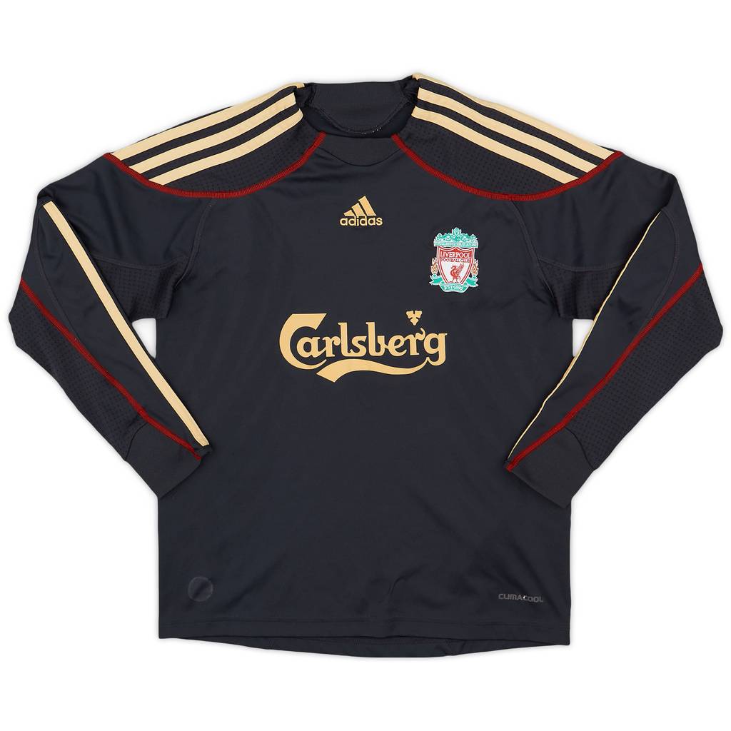 2009-10 Liverpool Away L/S Shirt - 8/10 - (S.Boys)
