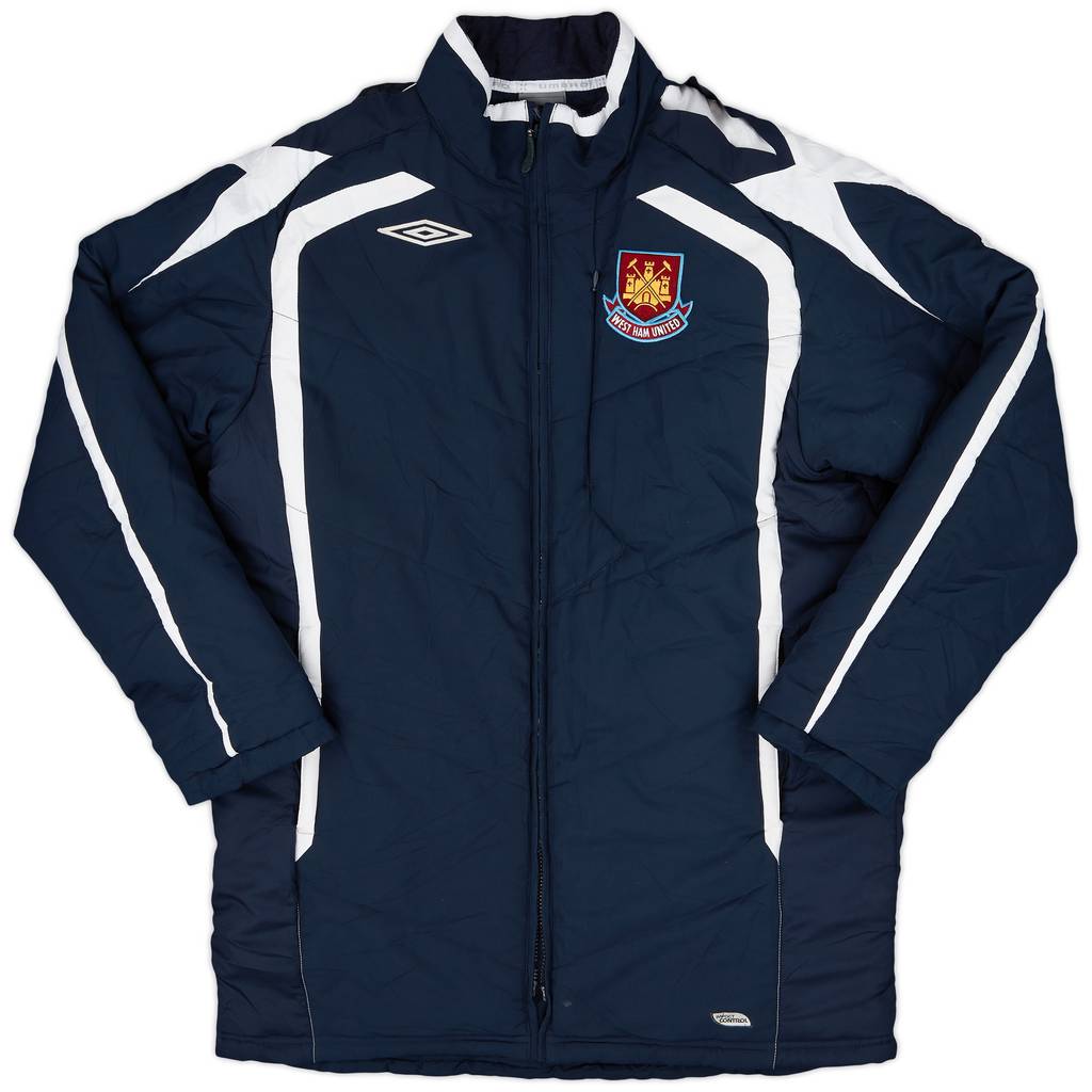 2007-08 West Ham Umbro Padded Bench Coat - 4/10 - (L)