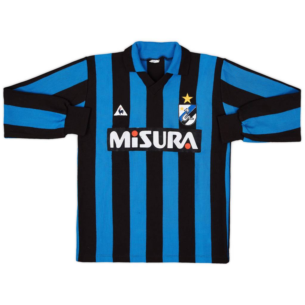 1986-88 Inter Milan Home L/S Shirt - 8/10 - (S)