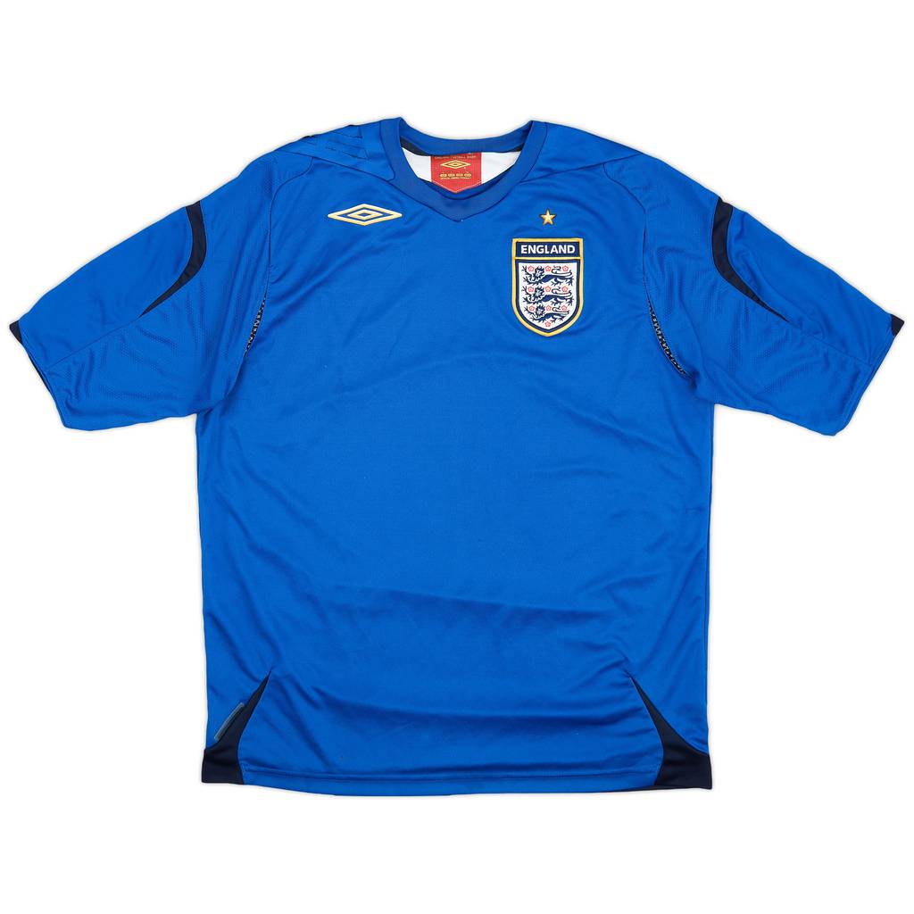 2006-08 England GK S/S Shirt - 9/10 - (L)