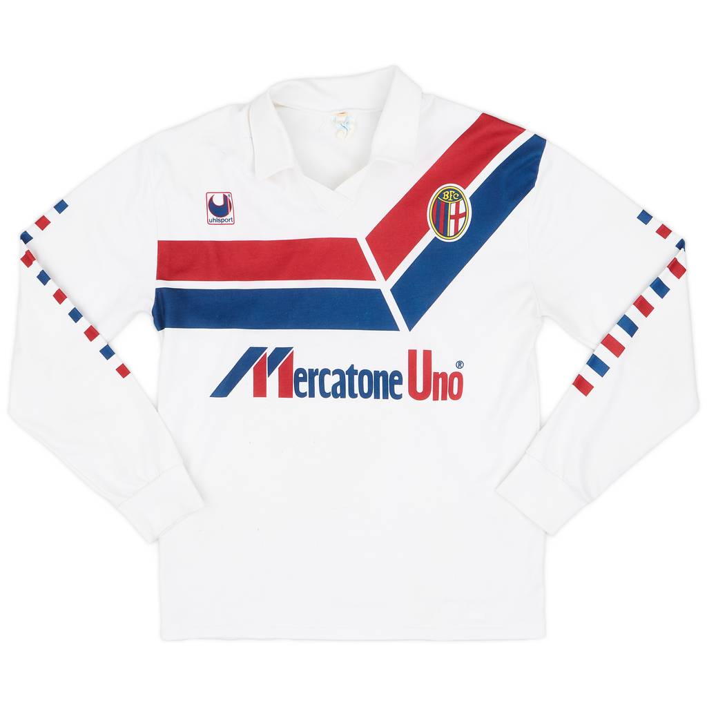 1989-90 Bologna Away L/S Shirt - 5/10 - (S)
