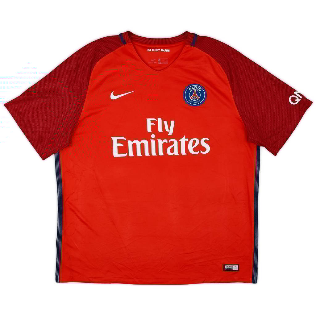 2016-17 Paris Saint-Germain Away Shirt - 7/10 - (XXL)