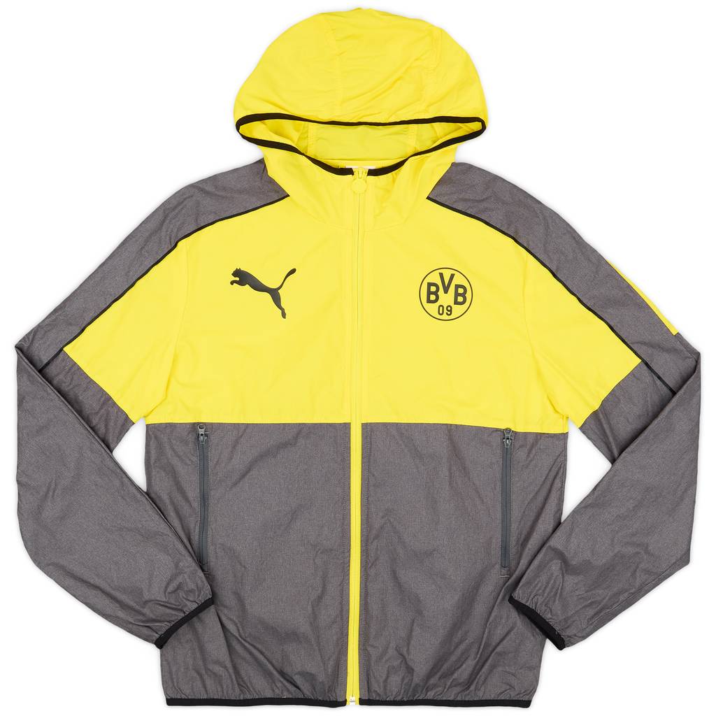 2013-14 Borussia Dortmund Puma Hooded Rain Jacket - 8/10 - (S)