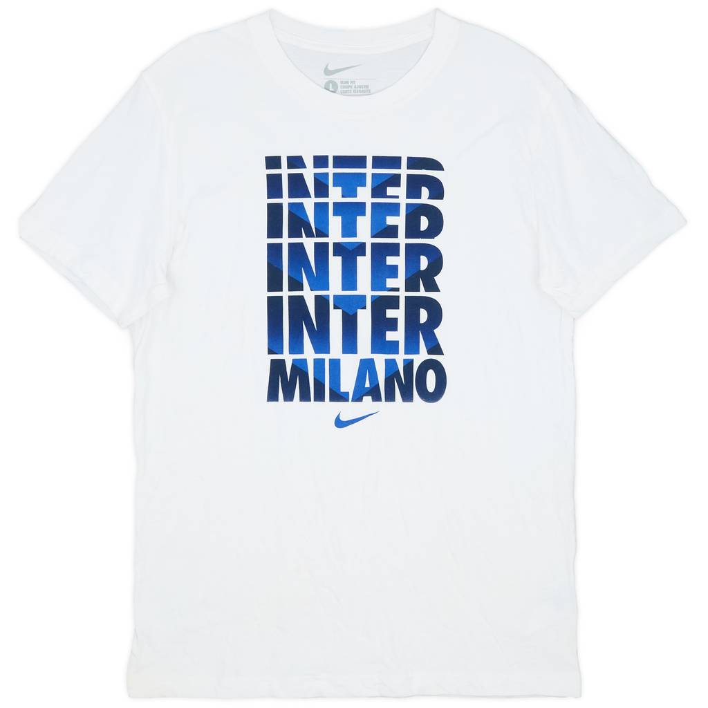 2014-15 Inter Milan Nike Graphic Tee - 9/10 - (L)