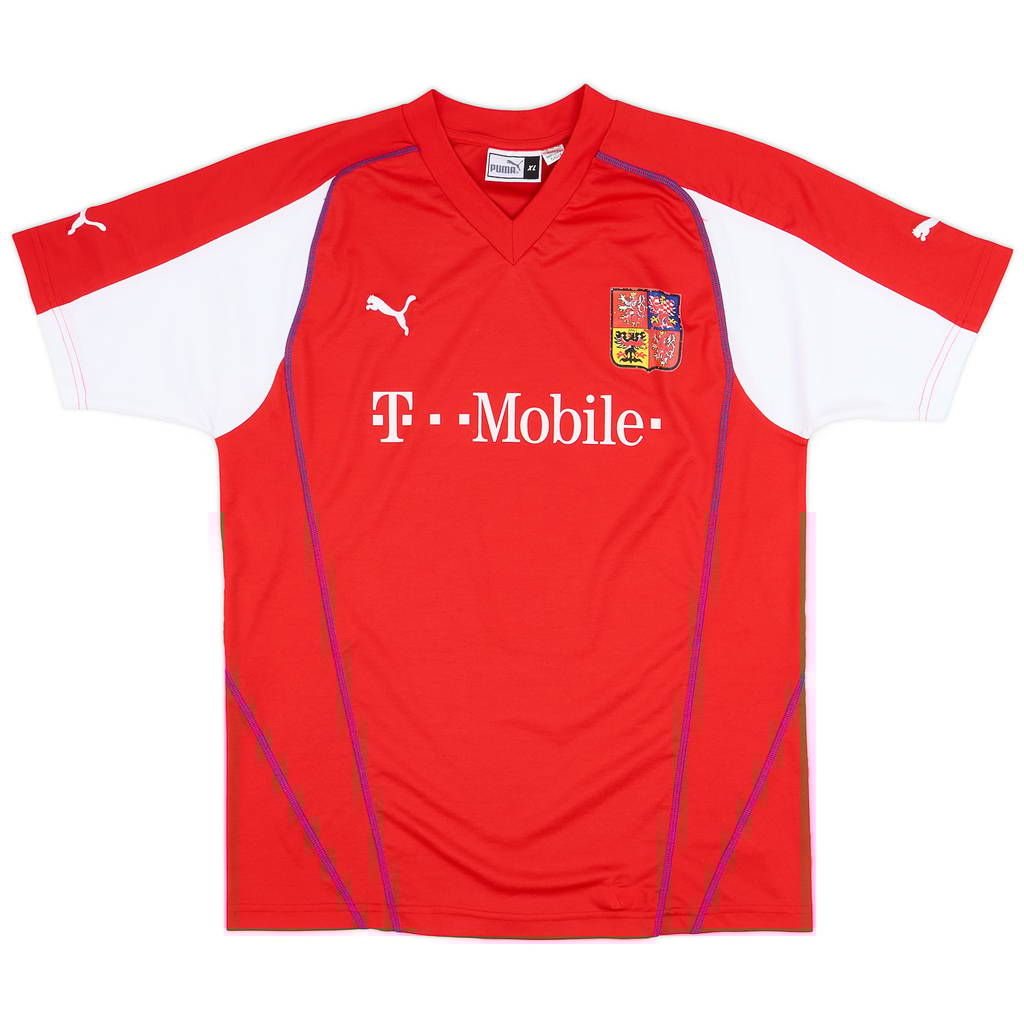 2004-05 Czech Republic Basic Home Shirt - 5/10 - (XL)