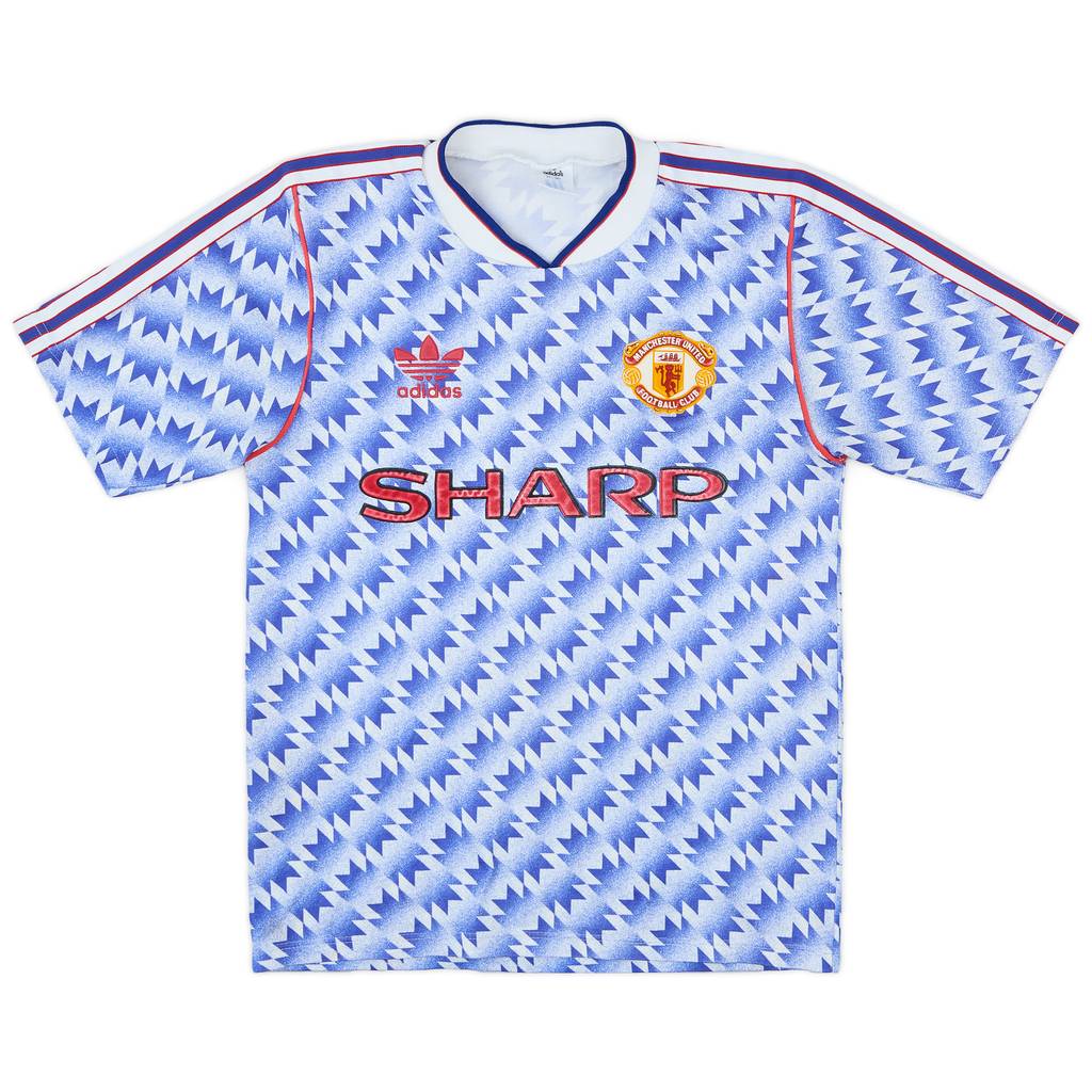 1990-92 Manchester United Away Shirt - 8/10 - (S)