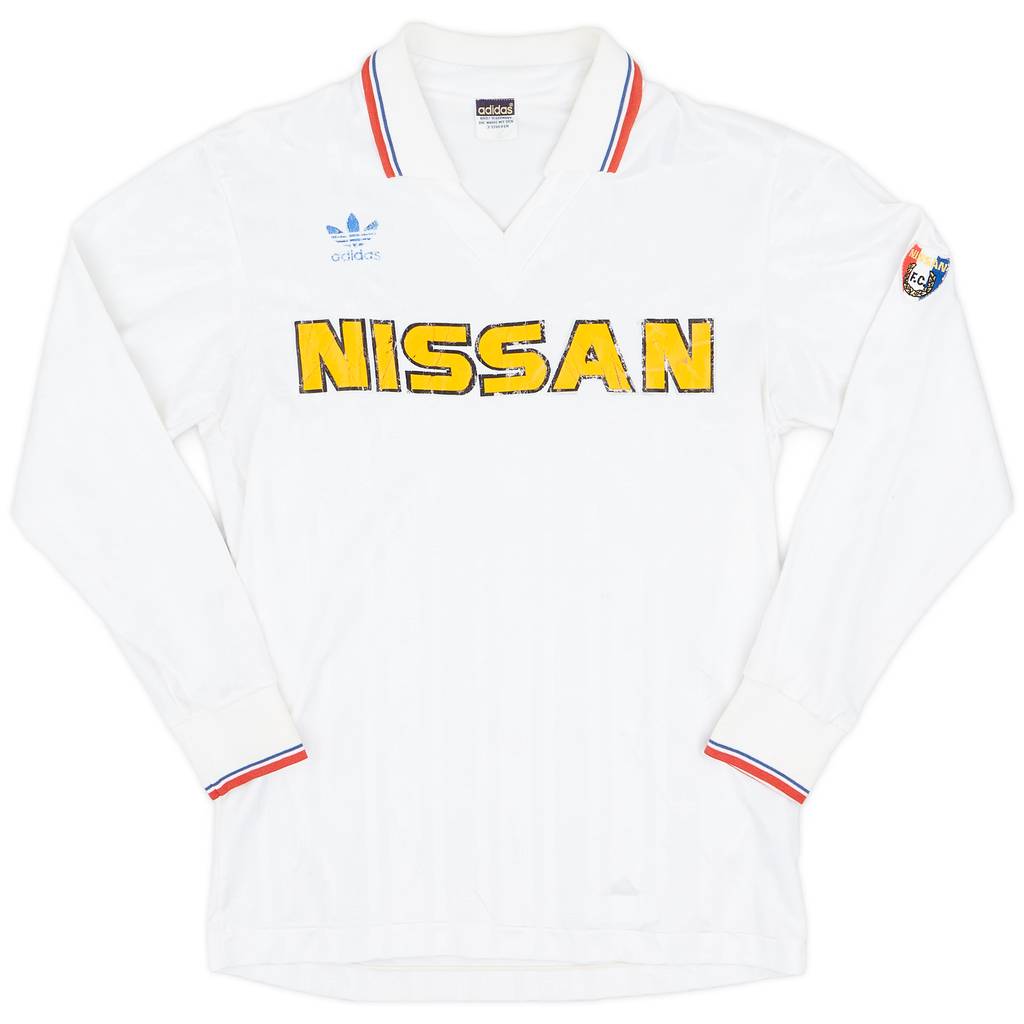 1989-90 Yokohama Marinos Away L/S Shirt - 4/10 - (S)