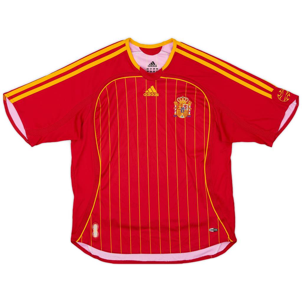 2006-08 Spain Home Shirt - 7/10 - (L.Boys)