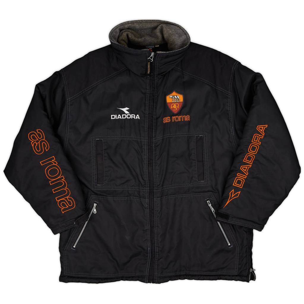 1999-00 Roma Diadora Padded Bench Coat - 8/10 - (S)