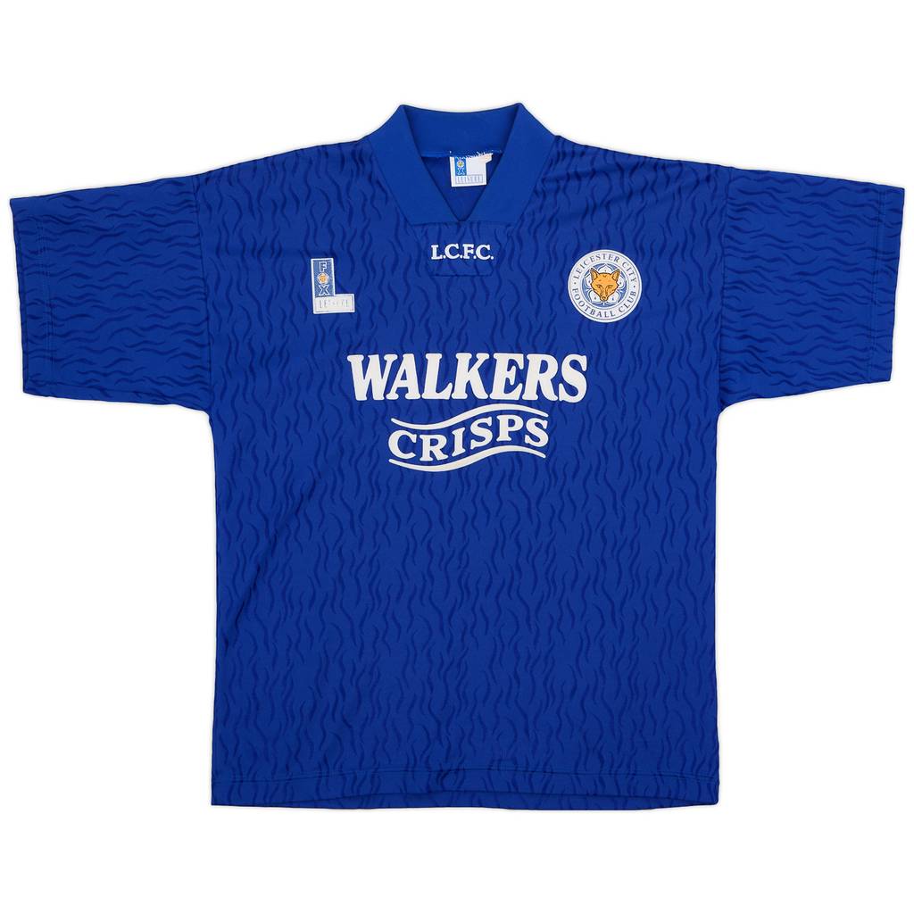 1992-94 Leicester Home Shirt - 7/10 - (M)