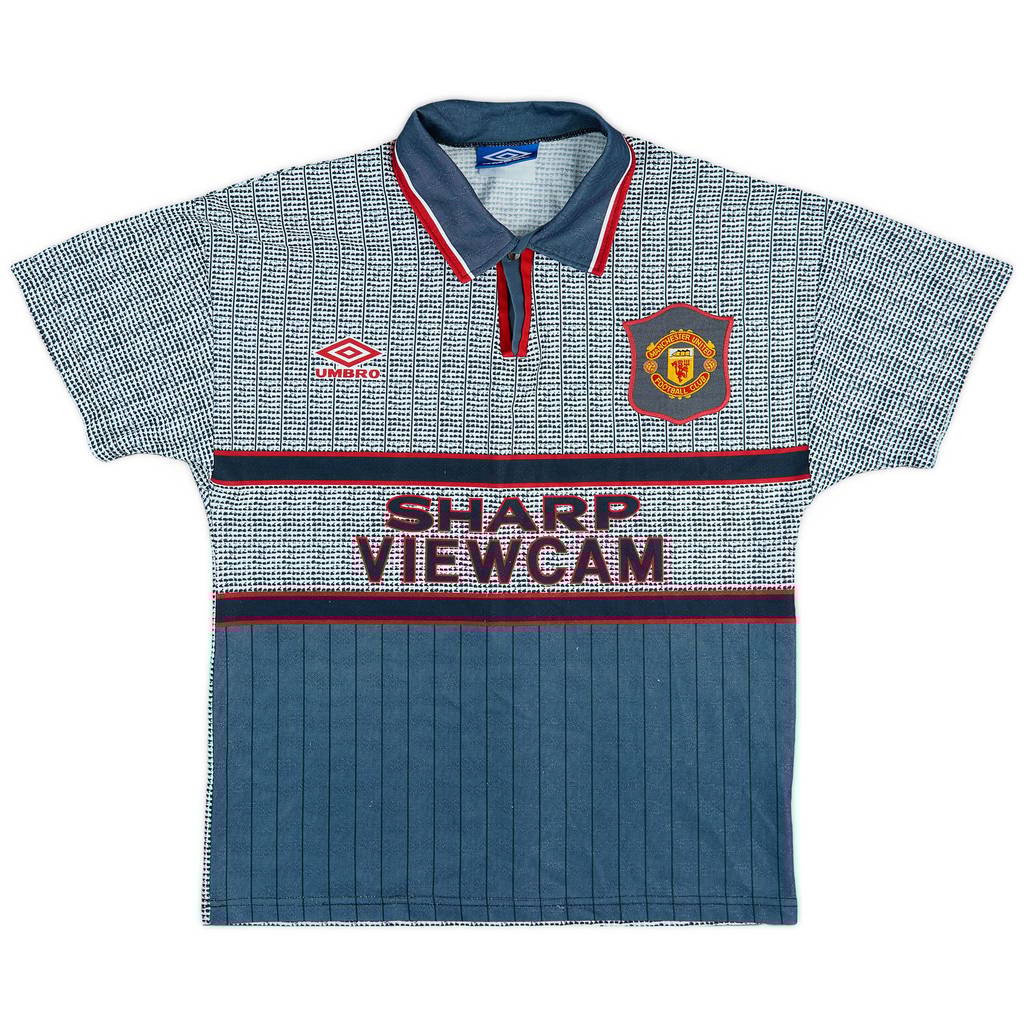 1995-96 Manchester United Away Shirt - 6/10 - (Y)