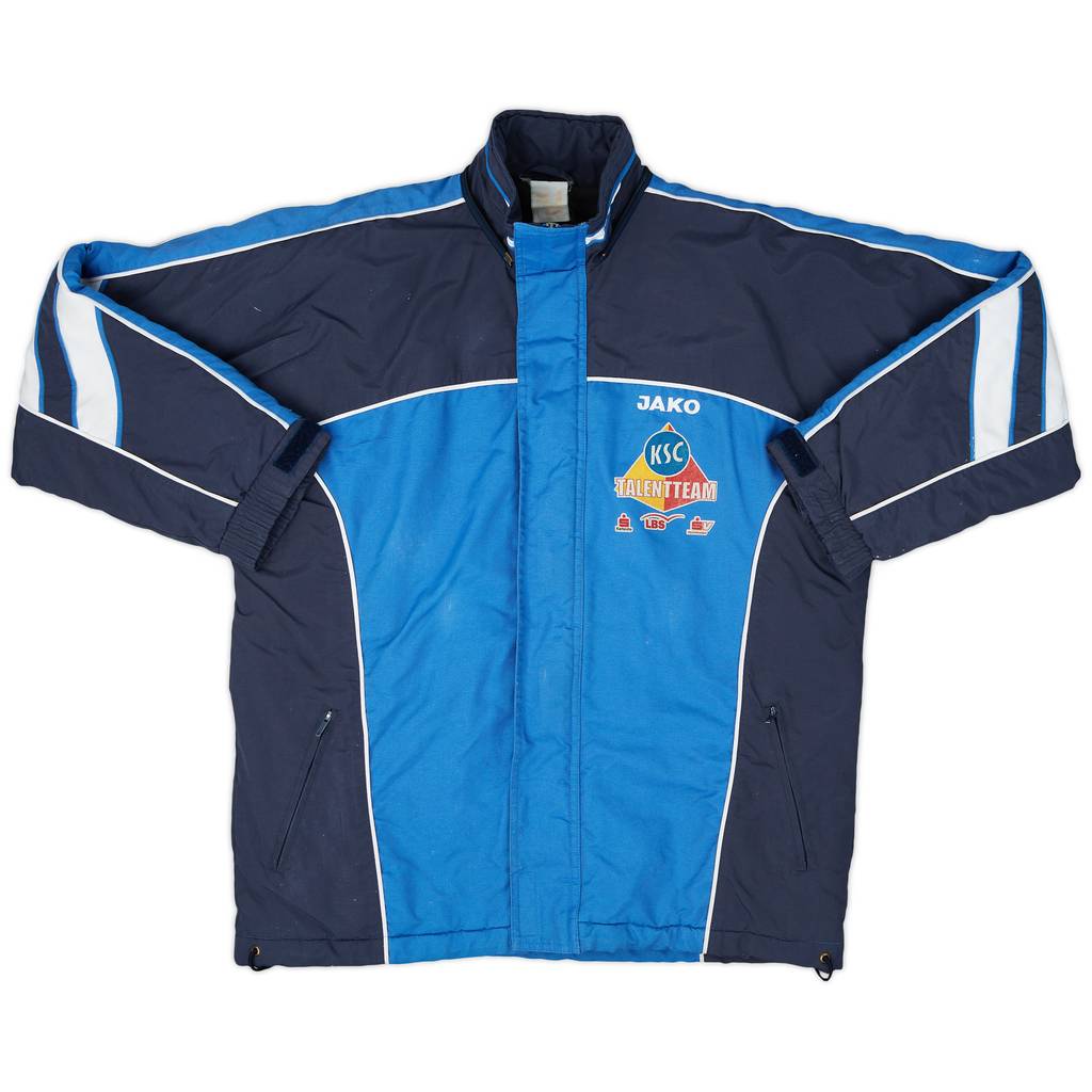 2002-03 Karlsurher Jako 'Talent Team' Padded Bench Coat - 7/10 - (M)
