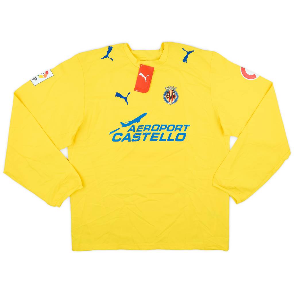 2006-07 Villarreal Home L/S Shirt (L)