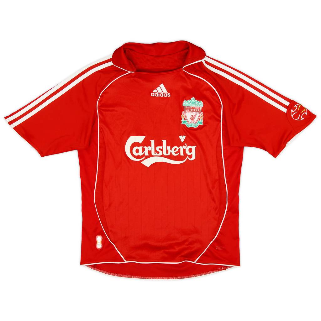 2008-10 Liverpool Home Shirt - 8/10 - (L.Boys)