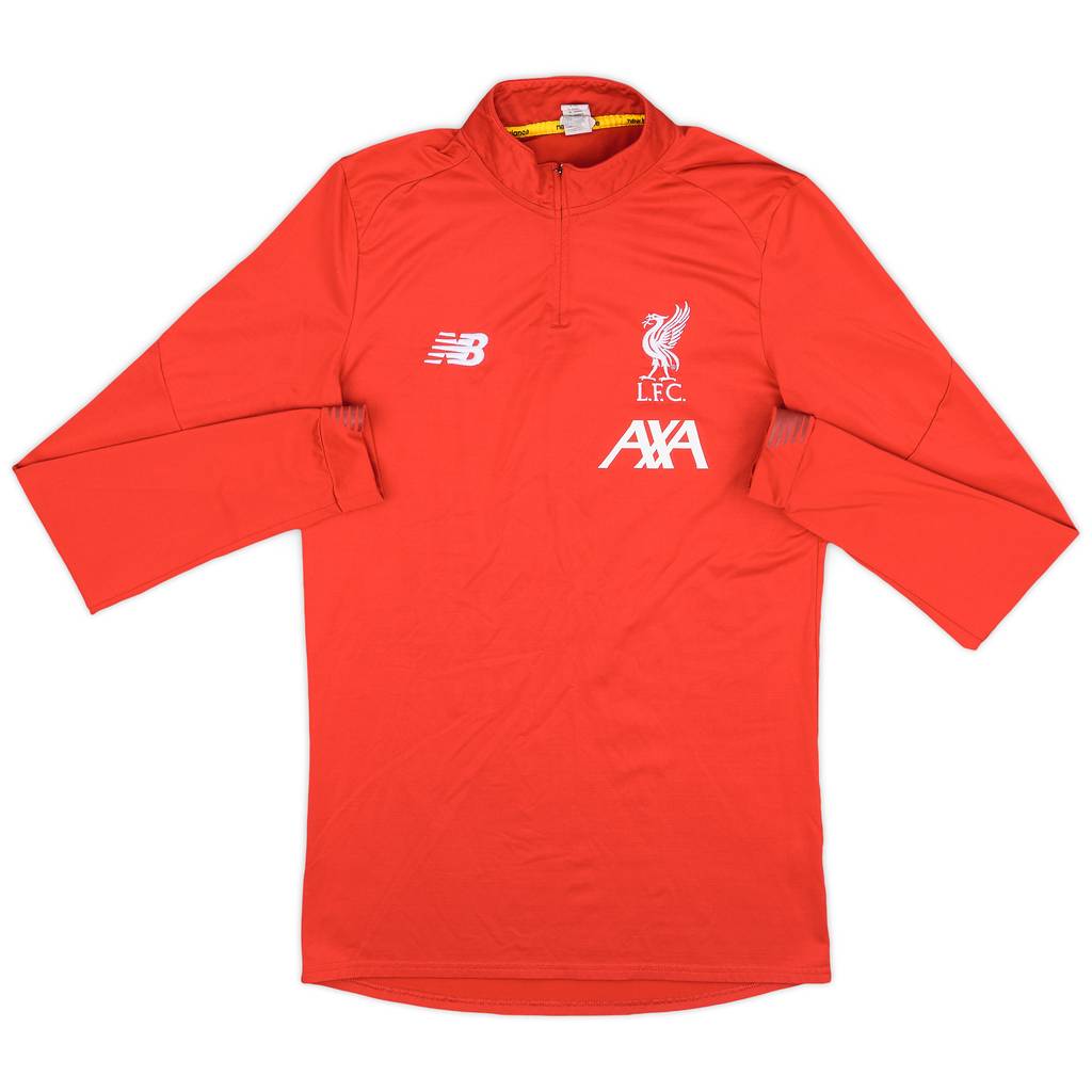 2019-20 Liverpool New Balance 1/4 Zip Training Top - 8/10 - (S)