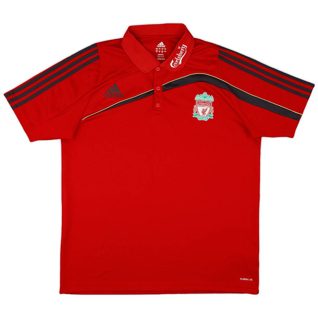 2009-10 Liverpool adidas Polo Shirt - 7/10 - (XL)