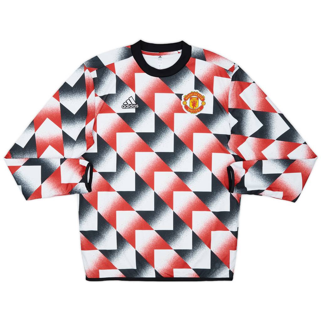 2022-23 Manchester United adidas Pre Match Training Top - 10/10 - (M)