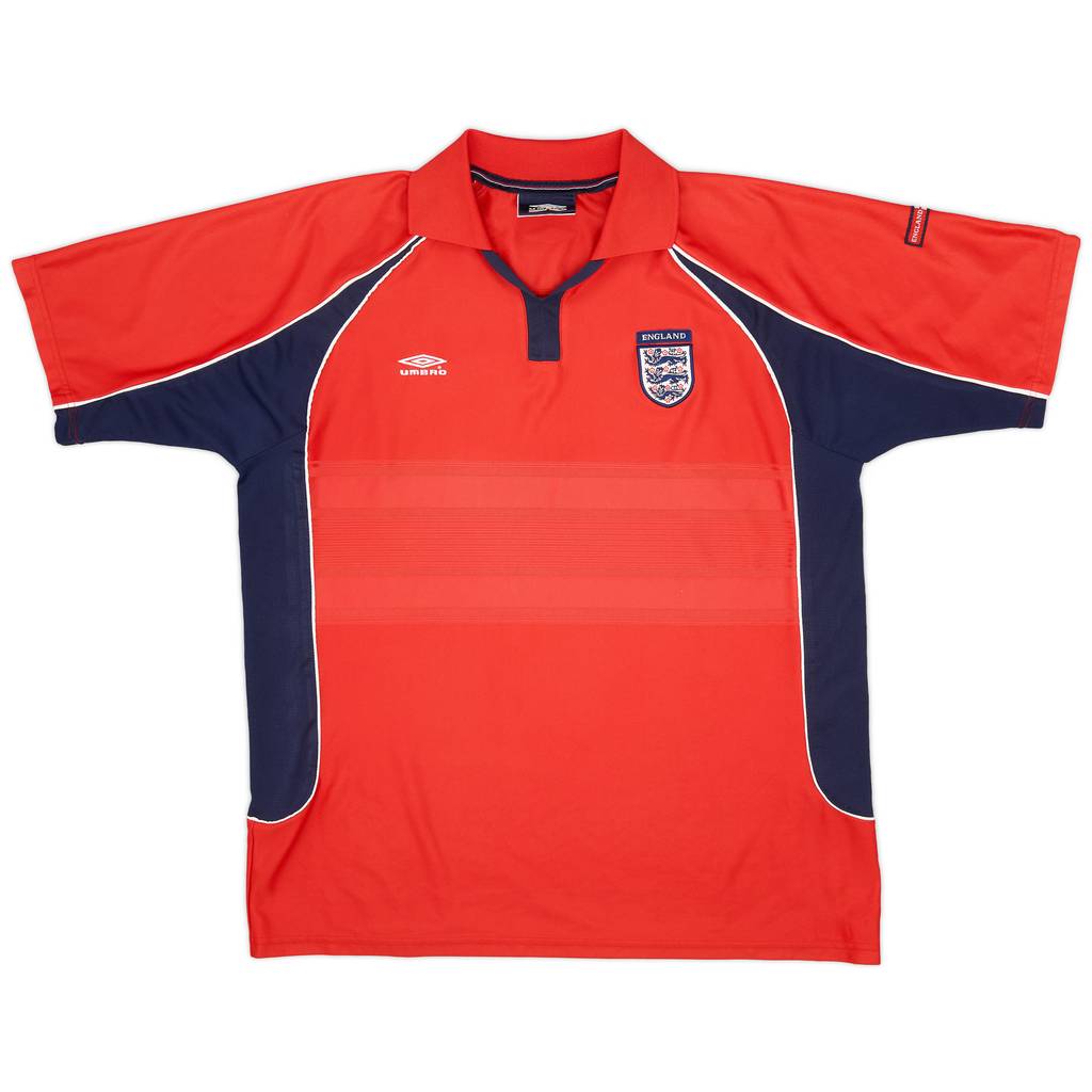 2000-02 England Umbro Training Shirt - 9/10 - (XL)