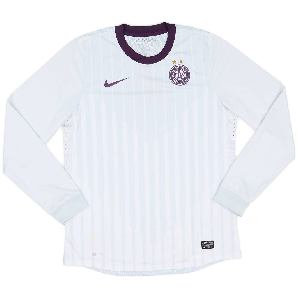 2011-12 Austria Vienna Player Issue Away L/S Shirt - 8/10 - (L)