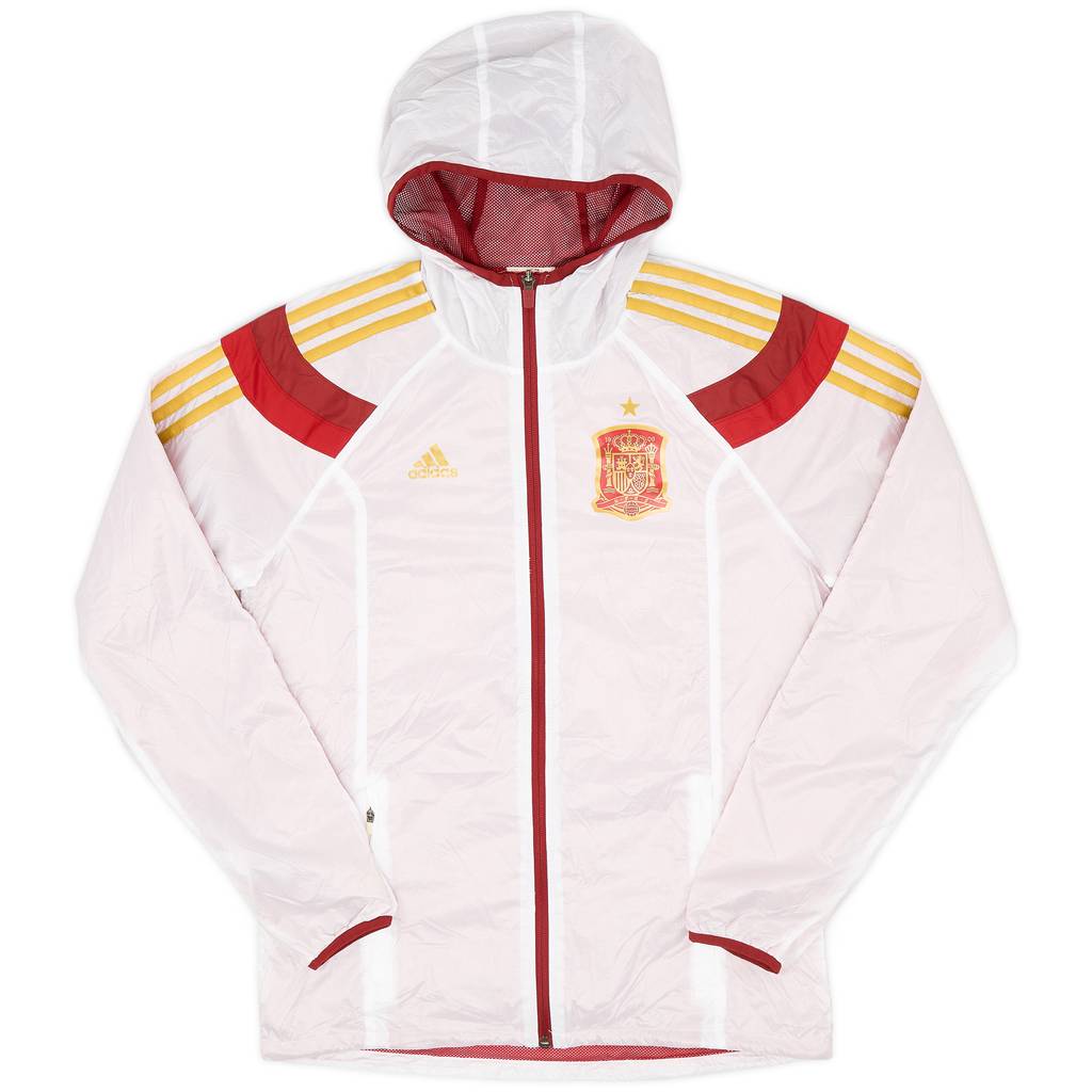 2014-15 Spain adidas Hooded Rain Jacket - 7/10 - (M)