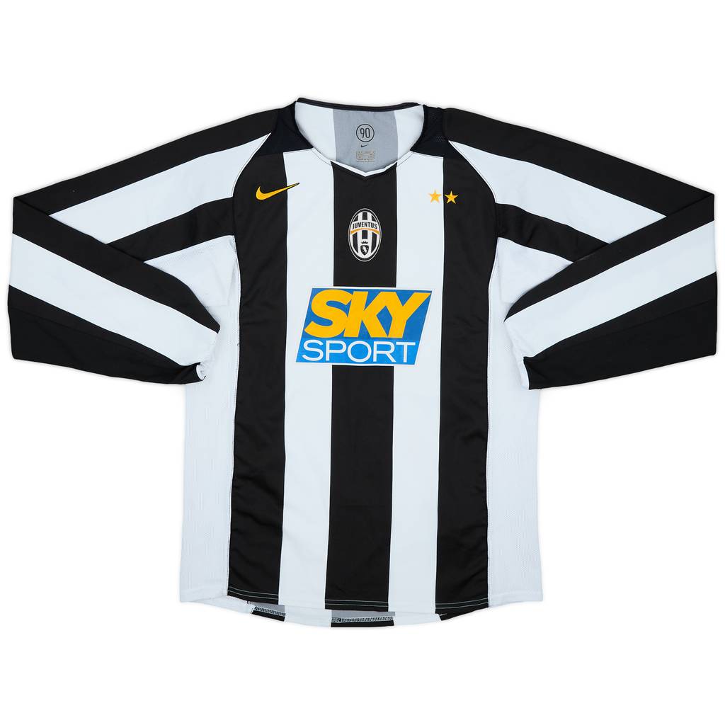 2004-05 Juventus Home L/S Shirt - 8/10 - (M)