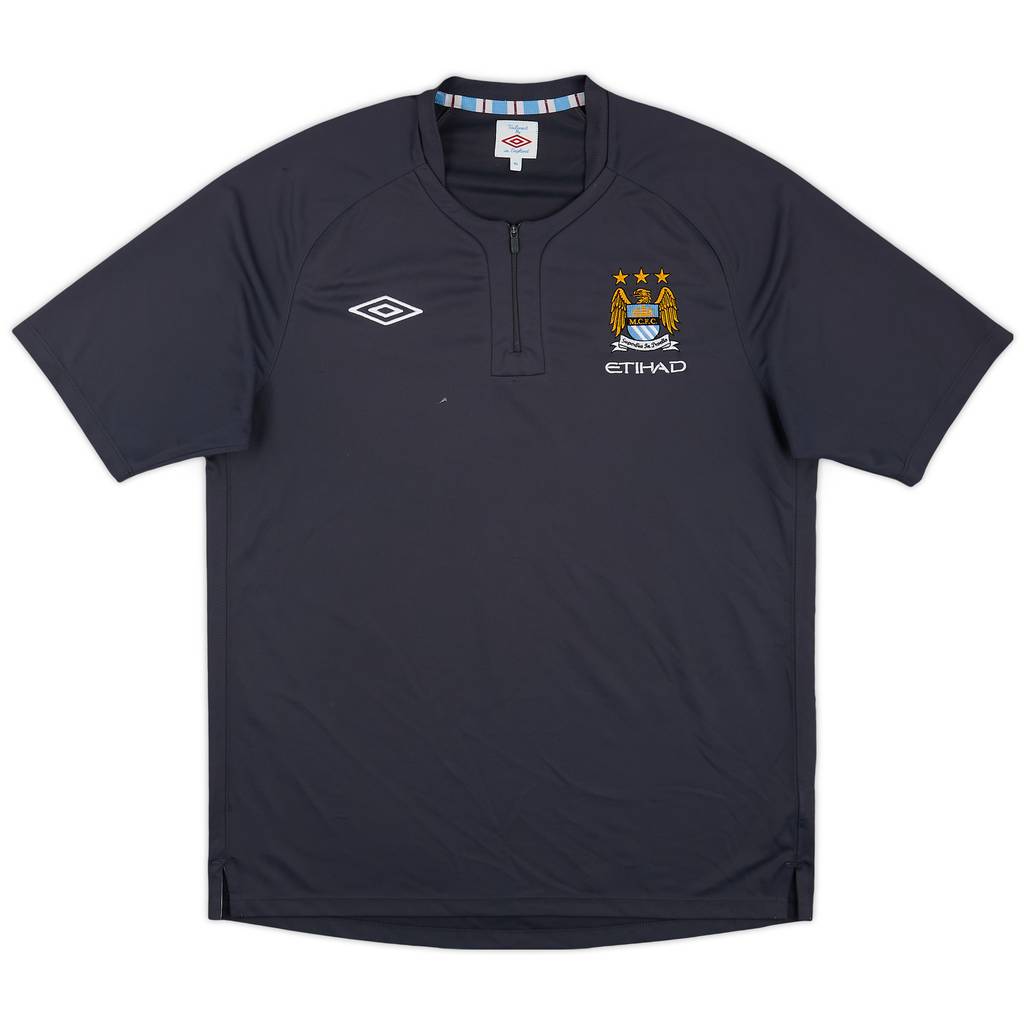 2011-12 Manchester City Umbro 1/4 Zip Training Shirt - 6/10 - (XL)