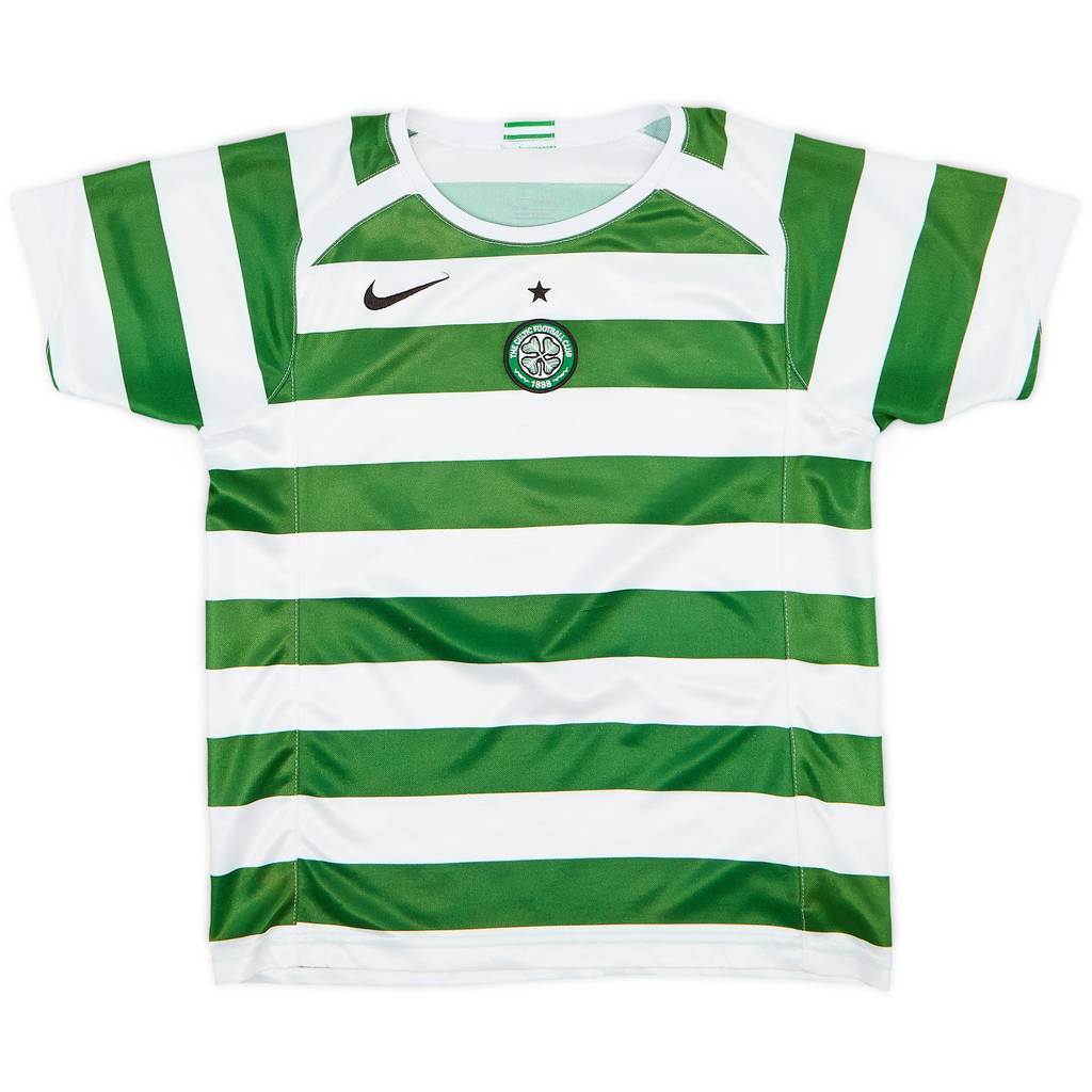 2005-07 Celtic Home Shirt - 8/10 - (6-7 Years)