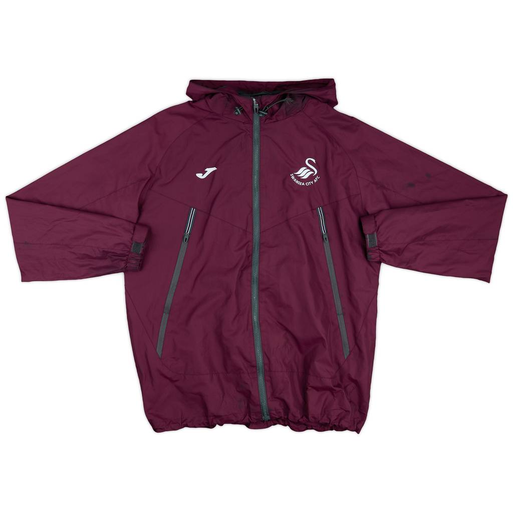 2018-19 Swansea City Joma Hooded Rain Jacket - 5/10 - (M)