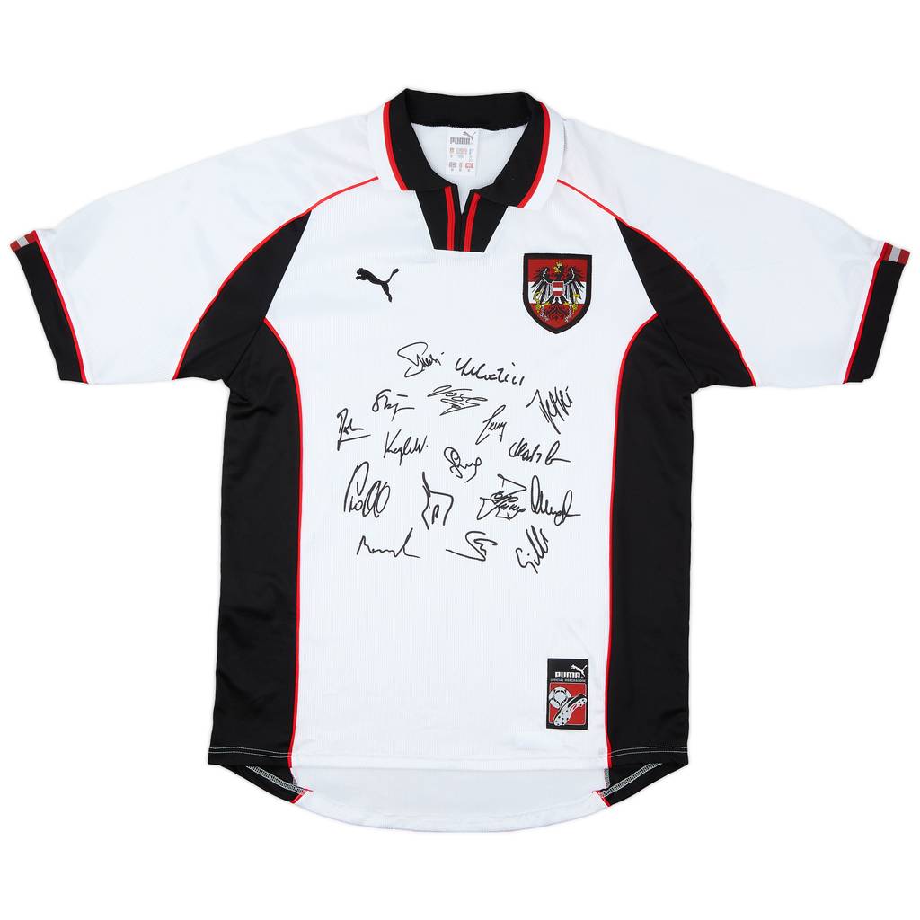 1998 Austria 'Signed' Home Shirt - 9/10 - (M)