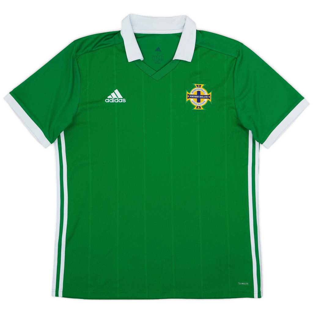 2018-19 Northern Ireland Home Shirt - 8/10 - (L)