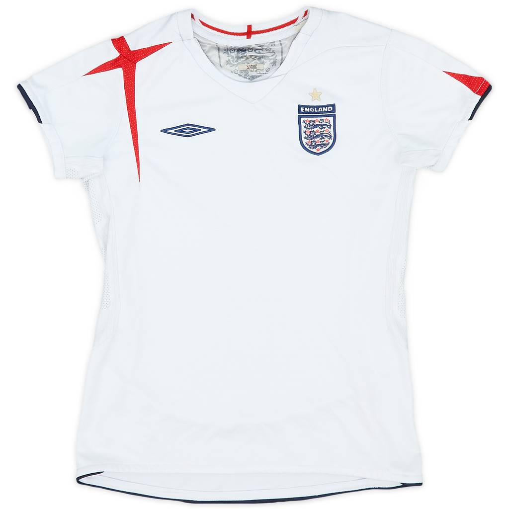2005-07 England Home Shirt - 6/10 - (Women's S)