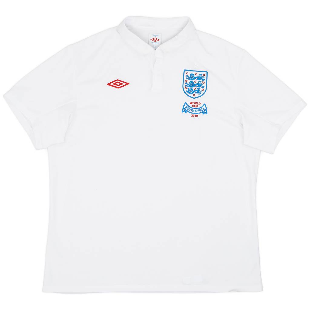 2009-10 England 'South Africa' Home Shirt - 9/10 - (XXL)