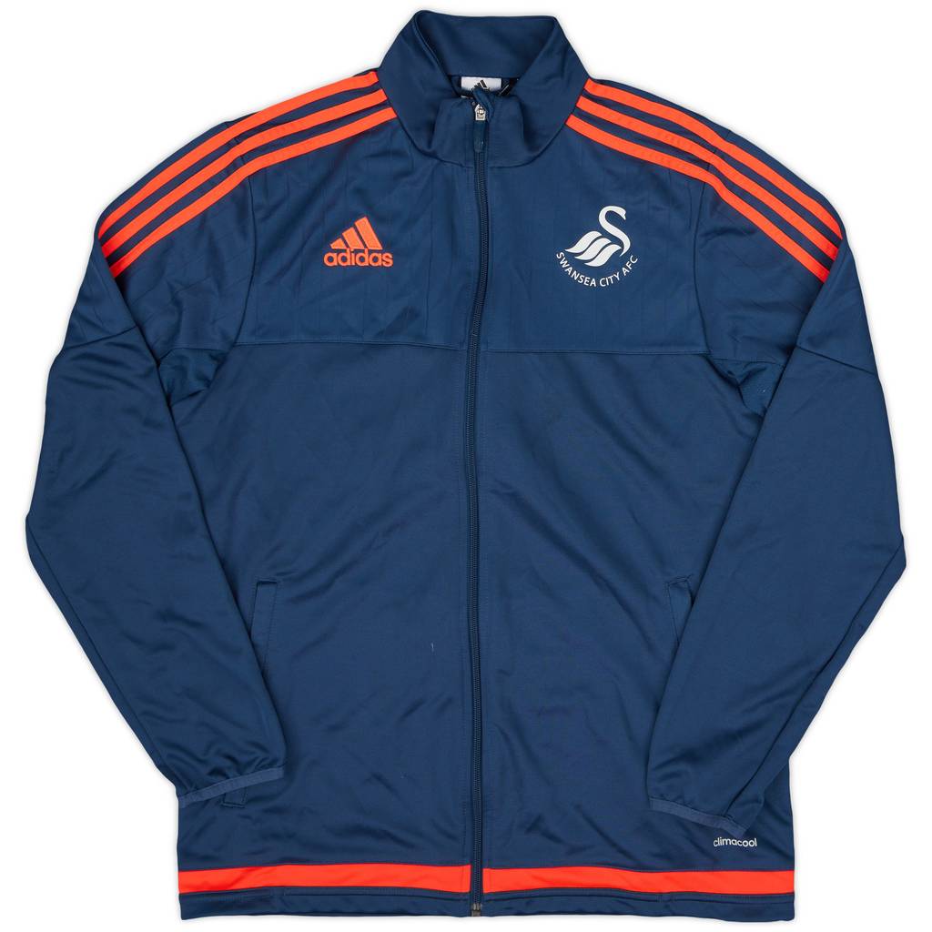 2014-15 Swansea adidas Track Jacket - 9/10 - (M)