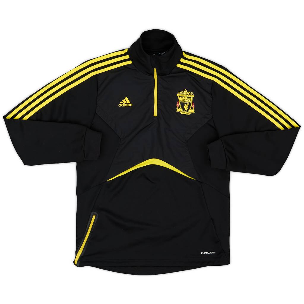 2010-11 Liverpool adidas 1/4 Zip Drill Top - 10/10 - (M)
