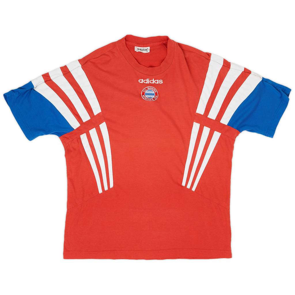 1995-96 Bayern Munich adidas Training Shirt - 6/10 - (L)