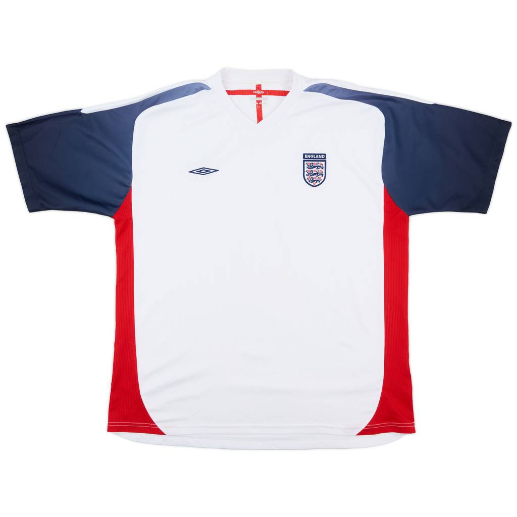 2004-05 England Umbro Training Shirt - 8/10 - (XL)