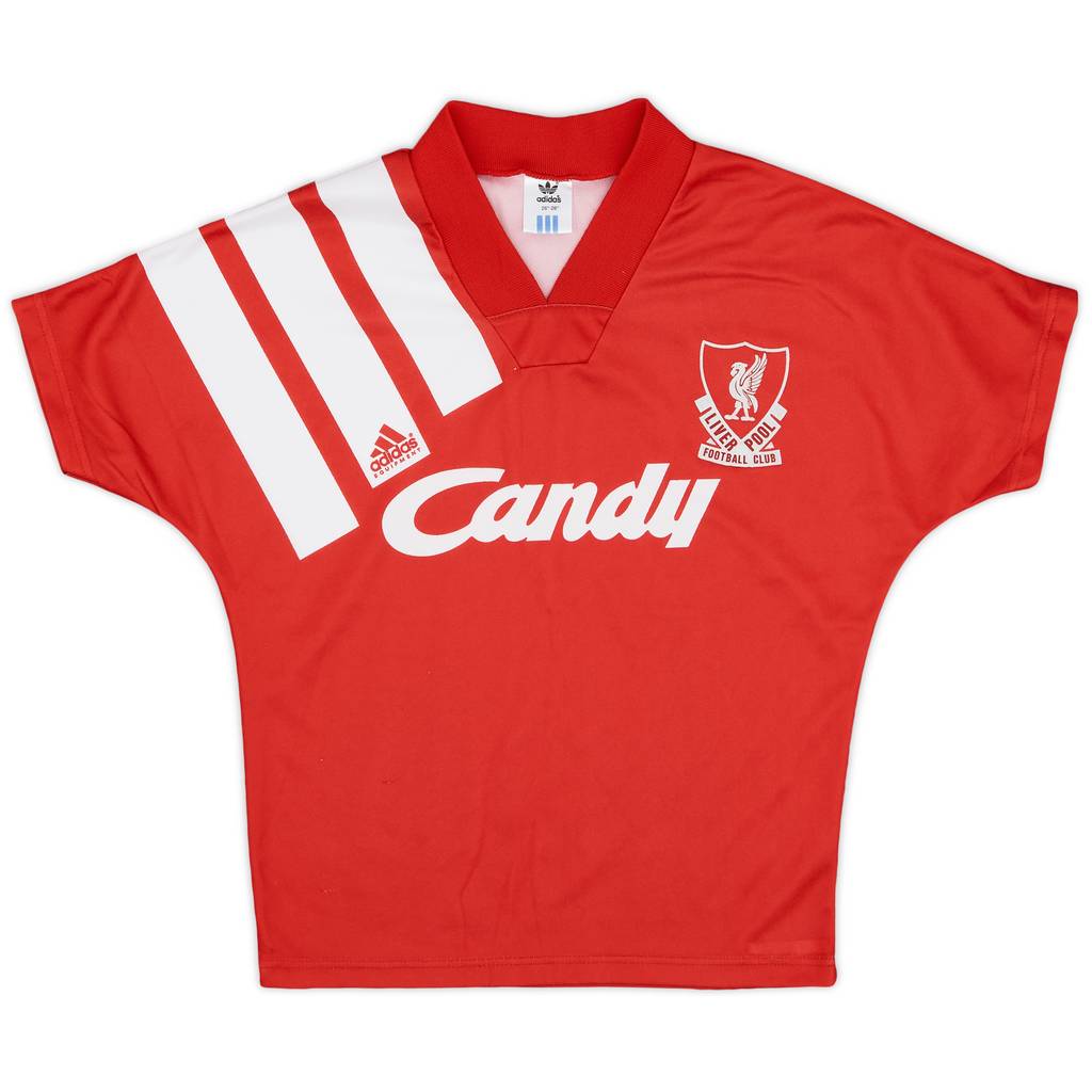 1991-92 Liverpool Home Shirt - 8/10 - (5-6 Years)