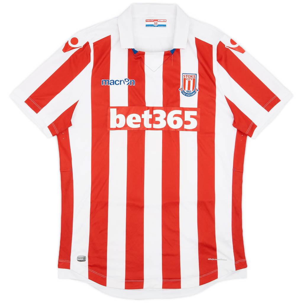 2016-17 Stoke City Home Shirt - 7/10 - (XXL)
