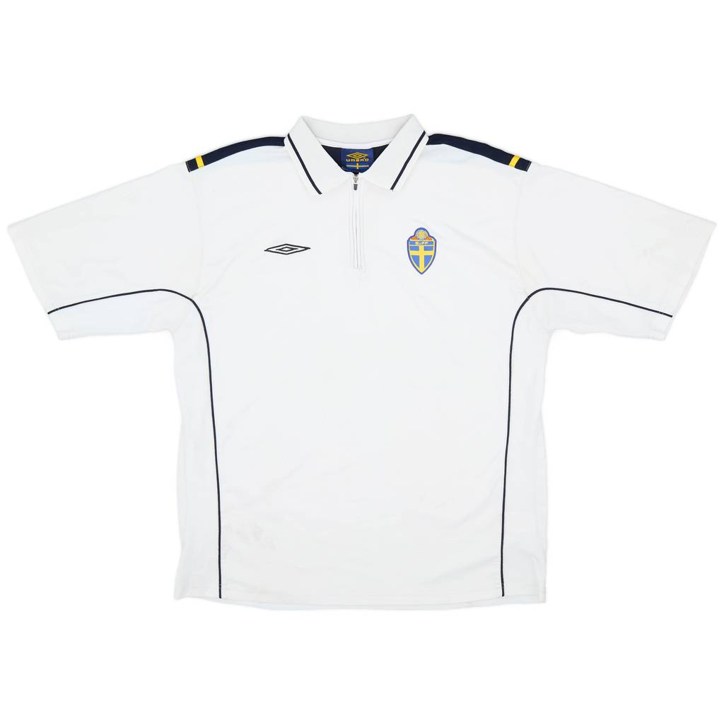 2004-05 Sweden Umbro 1/4 Zip Training Shirt - 6/10 - (XXL)