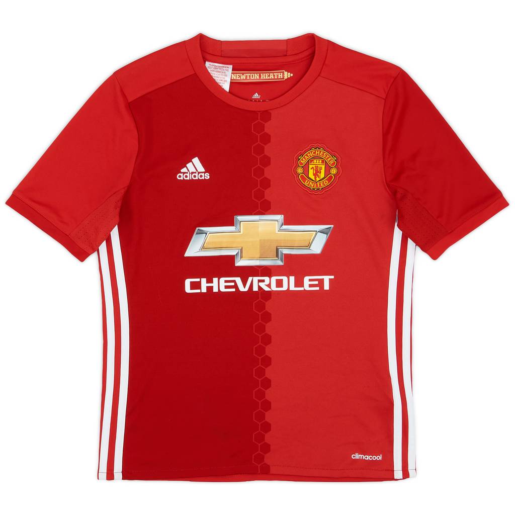 2016-17 Manchester United Home Shirt - 6/10 - (S.Boys)