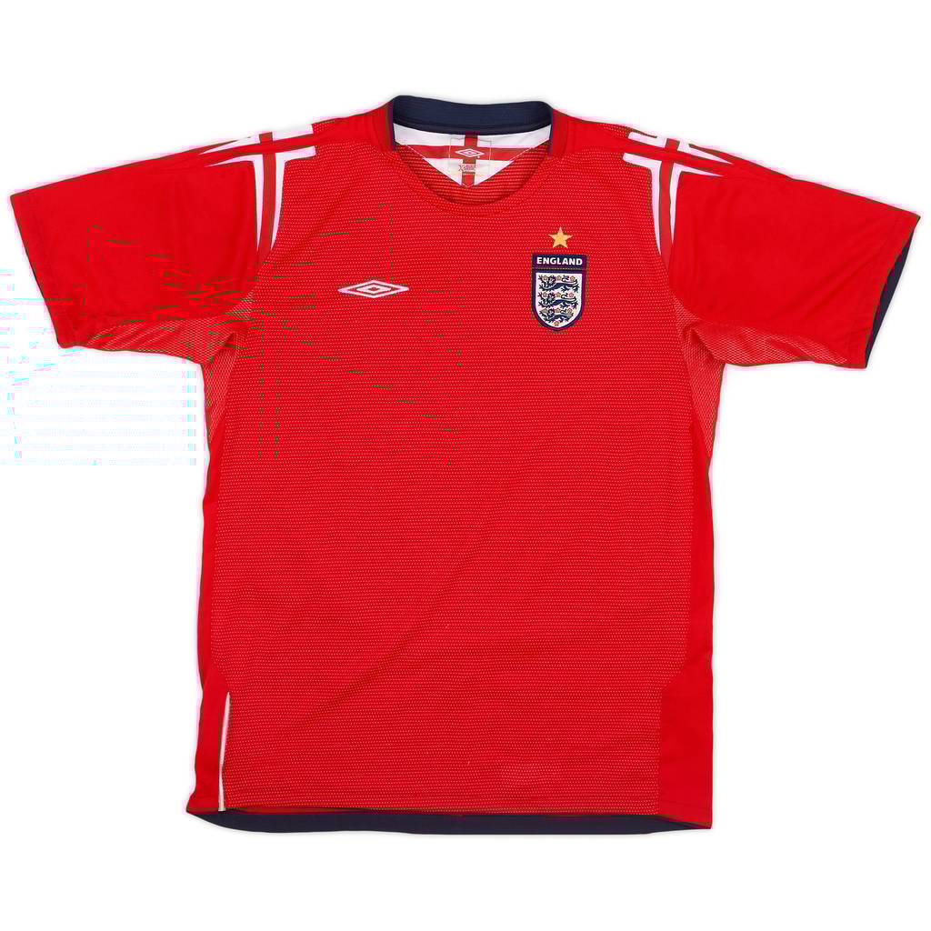 2004-06 England Away Shirt - 8/10 - (XL.Boys)