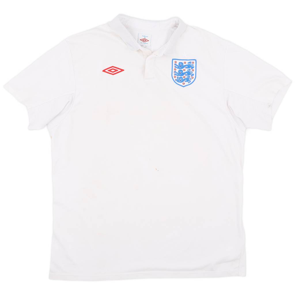 2009-10 England Home Shirt - 4/10 - (L)