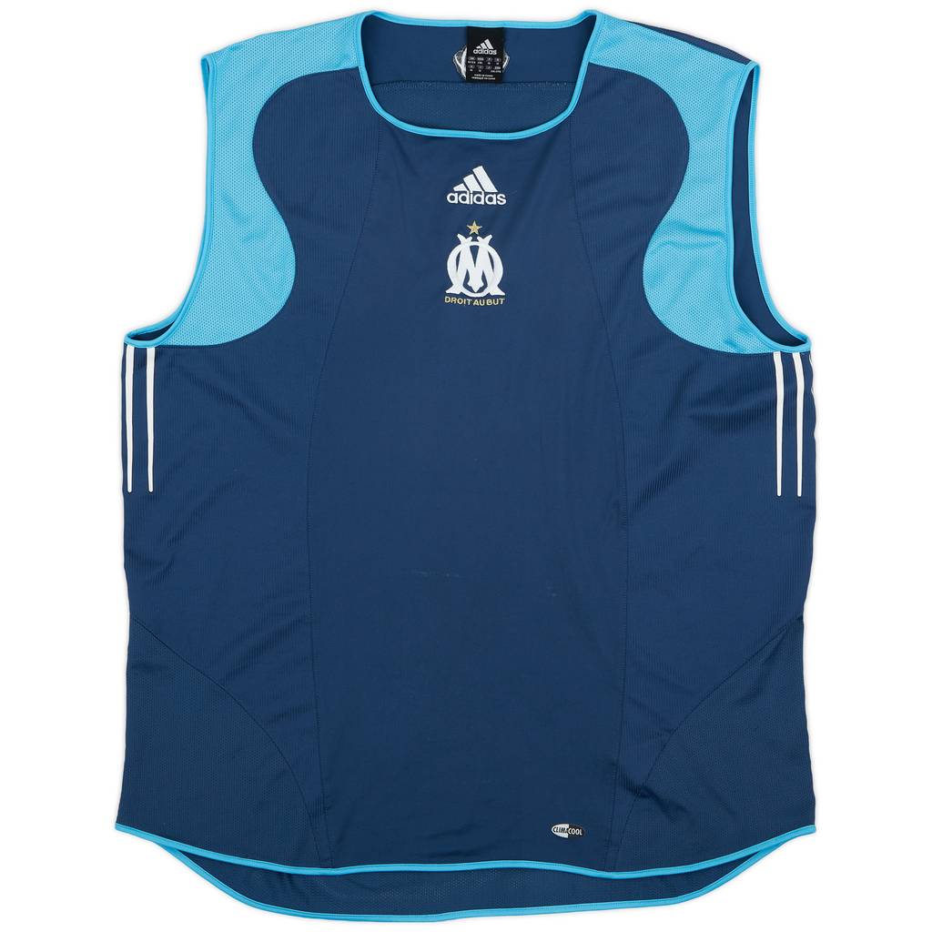 2004-05 Olympique Marseille adidas Training Vest - 8/10 - (4XL)